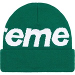 Supreme Big Logo Beanie (FW22) - Dark Green