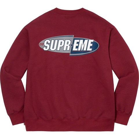 Supreme 212 Crewneck - Cardinal