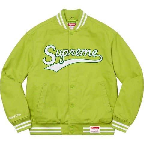 Supreme®/Mitchell & Ness® Doughboy Twill Varsity Jacket - Supreme
