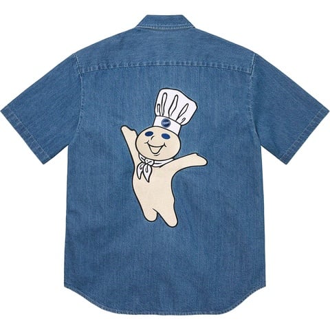 Supreme Doughboy S/S Work Shirt - Denim