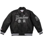 Supreme Supreme New York Yankees™ Kanji Leather Varsity Jacket (FW22)