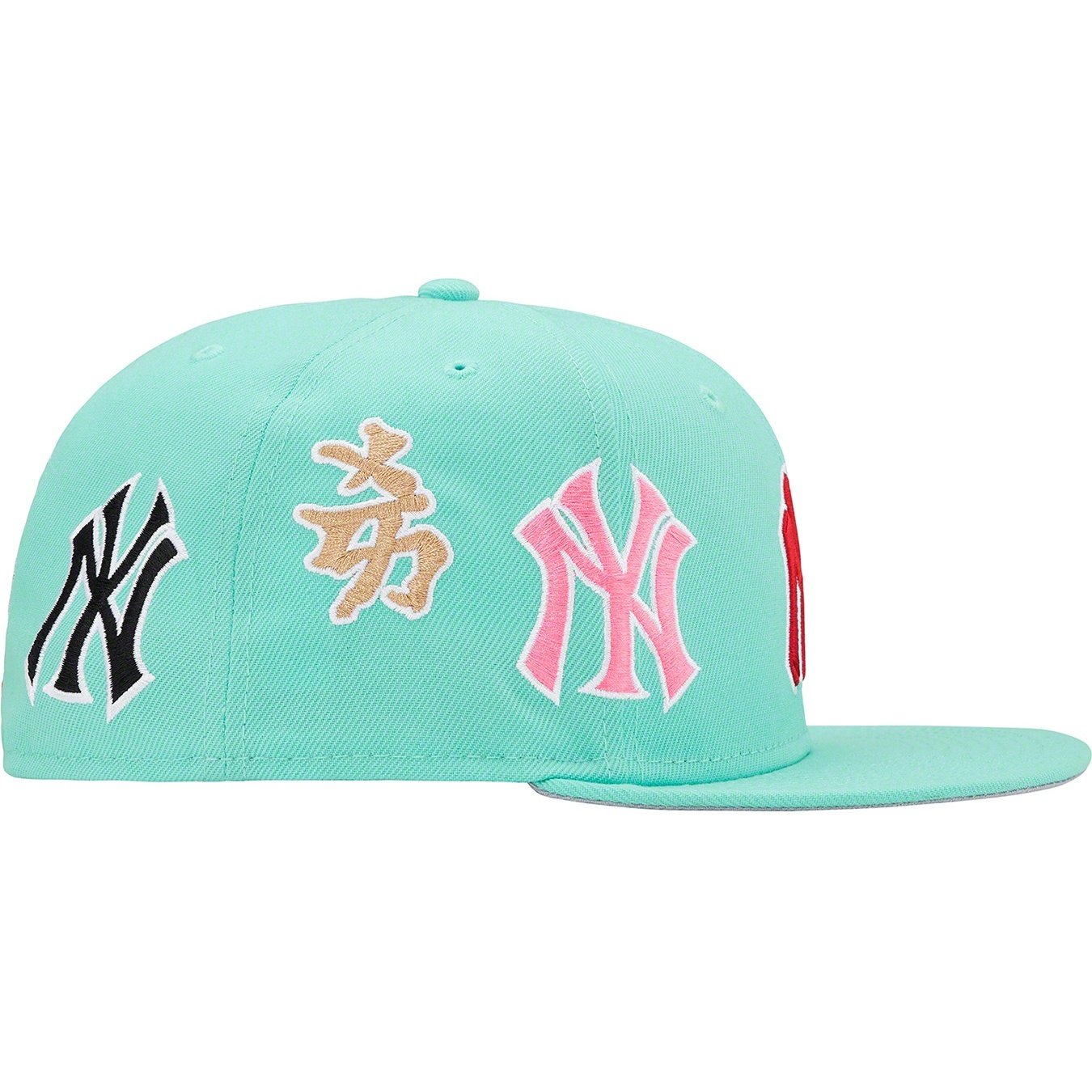 Supreme Supreme New York Yankees™ Kanji New Era (FW22) - Light Aqua - $68