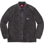 Supreme Quilted Corduroy Shirt (FW22) - Black