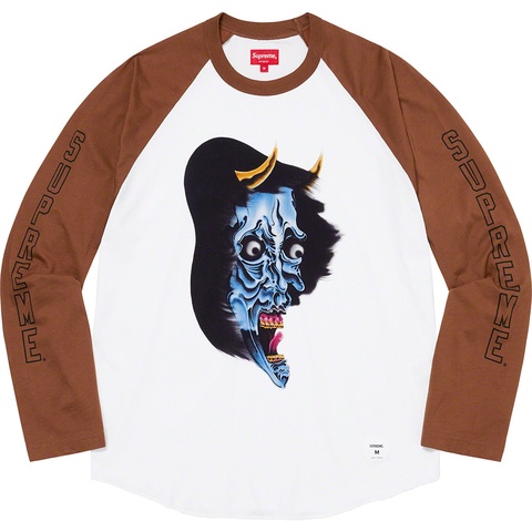 Supreme Demon Raglan L/S Top - White