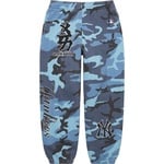 Supreme Supreme New York Yankees™ Kanji Sweatpant (FW22) - Blue Camo