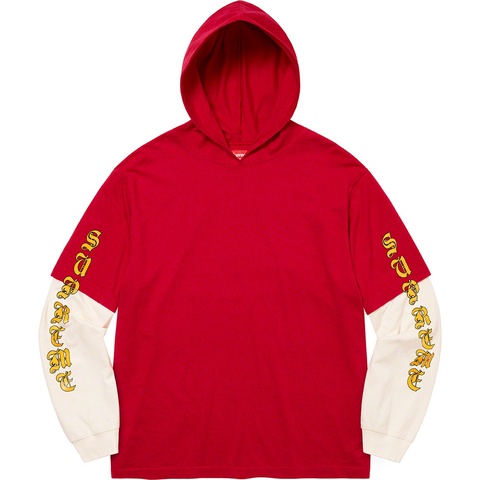 Layered Hooded L/S Top - fall/winter 2022 - Supreme
