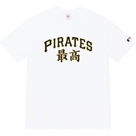 Supreme Supreme®/MLB® Kanji Teams Tee - White - Pirates