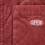 Supreme Quilted Corduroy Shirt (FW22) - Rust