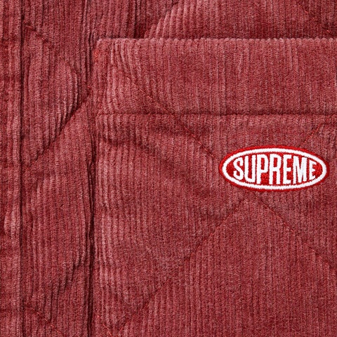 Quilted Corduroy Shirt - fall/winter 2022 - Supreme
