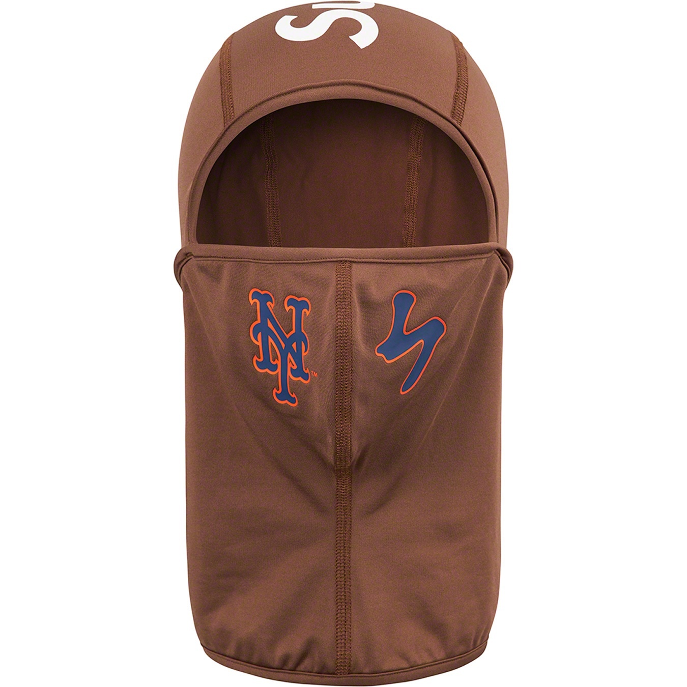 Supreme Supreme MLB Kanji Teams Lightweight Balaclava (FW22) - Brown - Mets - $54