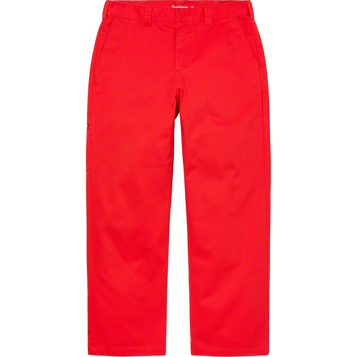 Supreme Work Pant (FW22) - Bright Red - $128