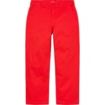 Supreme Work Pant (FW22) - Bright Red