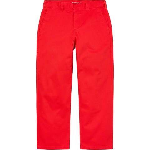 Supreme Work Pant - Bright Red