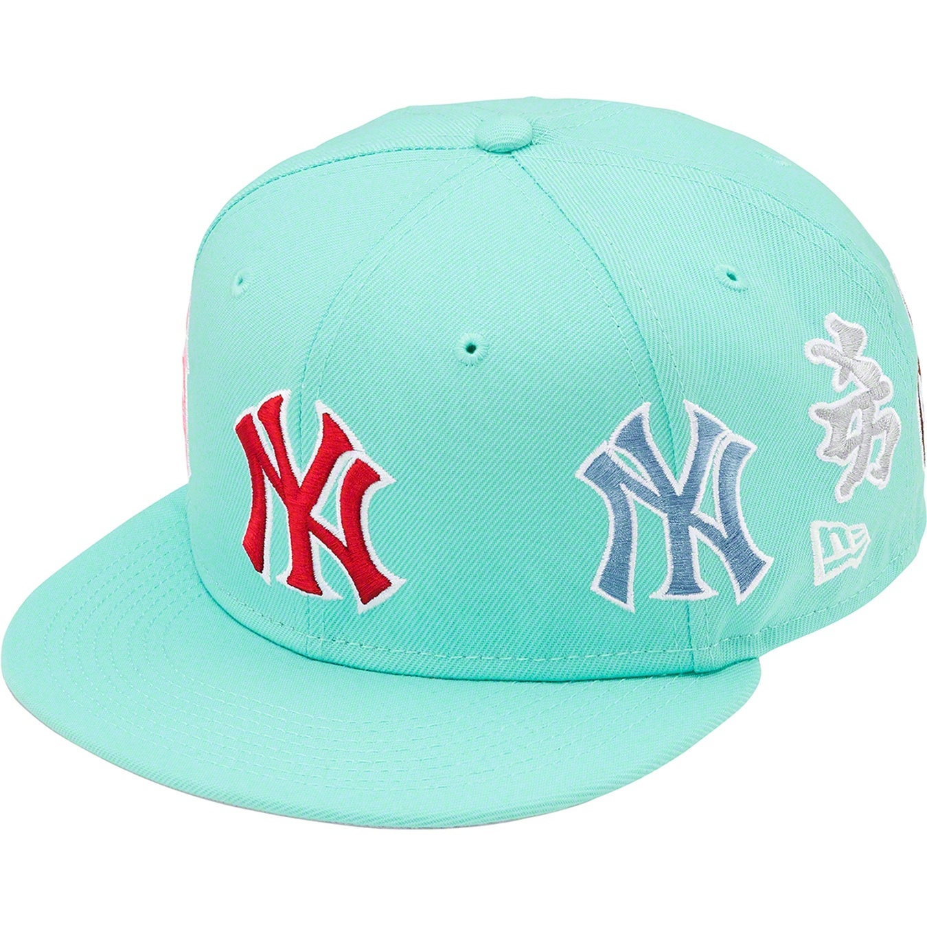 Supreme Supreme New York Yankees™ Kanji New Era (FW22) - Light Aqua - $68