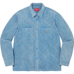 Supreme Quilted Corduroy Shirt (FW22) - Slate Blue