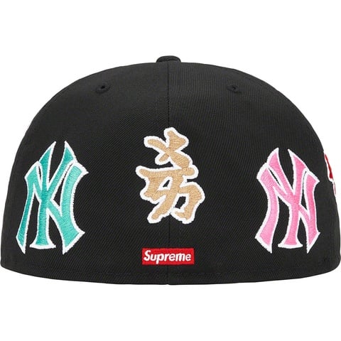 Supreme × NEW ERA SUPREME x New Era Ear Flap Box Logo Fitted Hat Cap BLACK 7 1/8 NEW