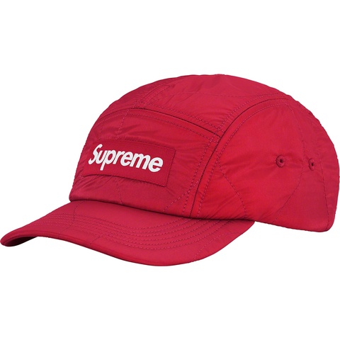 Supreme Quilted Liner Camp Cap - Red