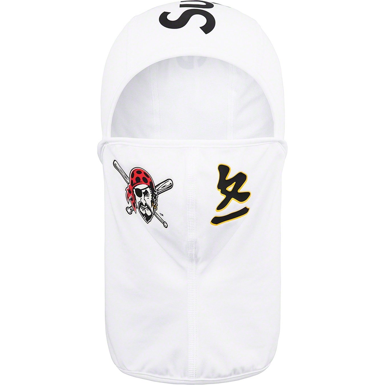 Supreme Supreme MLB Kanji Teams Lightweight Balaclava (FW22) - White - Pirates - $54