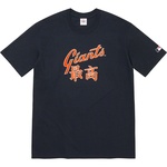 Supreme Supreme MLB Kanji Teams Tee (FW22) - Navy - Giants