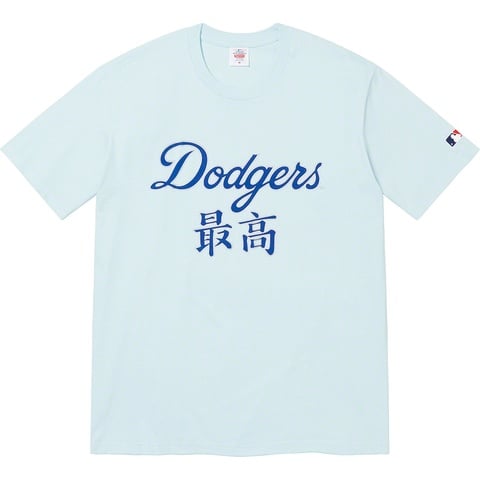 Supreme Supreme®/MLB® Kanji Teams Tee - Pale Blue - Dodgers