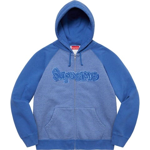 Gonz Appliqué Zip Up Hooded Sweatshirt - Supreme