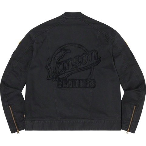 Supreme Supreme®/Vanson Leathers® Cordura® Denim Jacket - Black