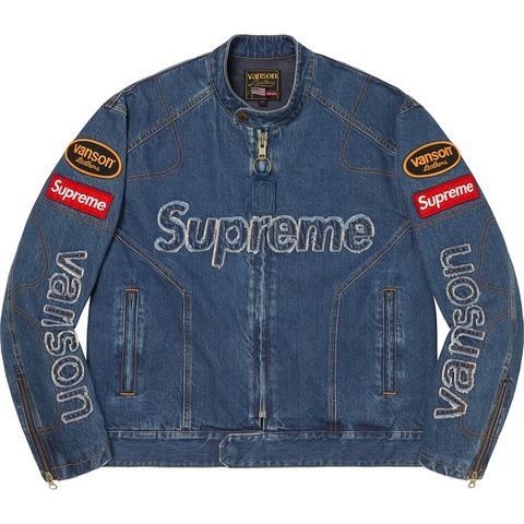 Supreme®/Vanson Leathers® Cordura® Denim Jacket - Supreme