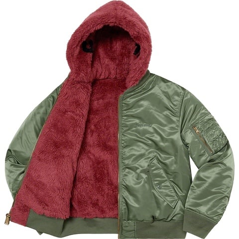 Faux Fur Reversible MA-1 - fall/winter 2022 - Supreme