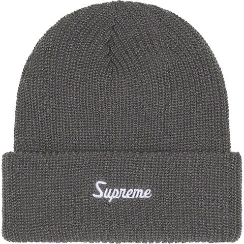 Supreme / LOOSE GAUGE BEANIE (黒) Supreme（シュプリーム） SUPREME 23AW LOOSE GAUGE BEANIE BLACK