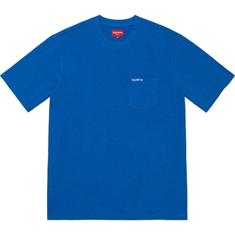Supreme S/S Pocket Tee - Bright Blue