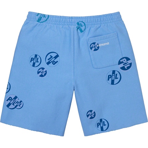 Supreme PiL Sweatshort - Light Blue