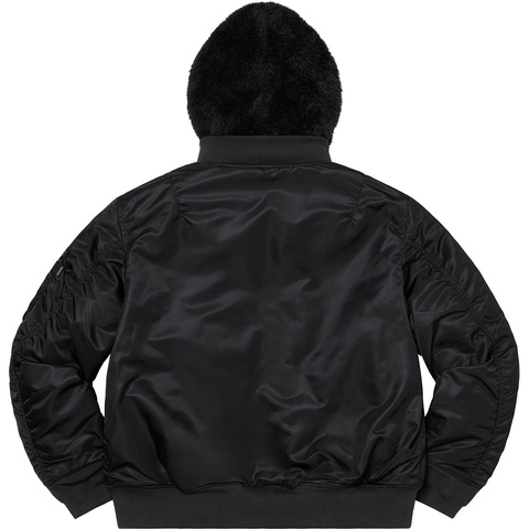 supreme Faux Fur Reversible MA-1 ブラックL Faux Fur Reversible MA-1 - fall/winter 2022 - Supreme