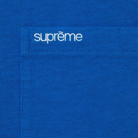 Supreme S/S Pocket Tee - Bright Blue