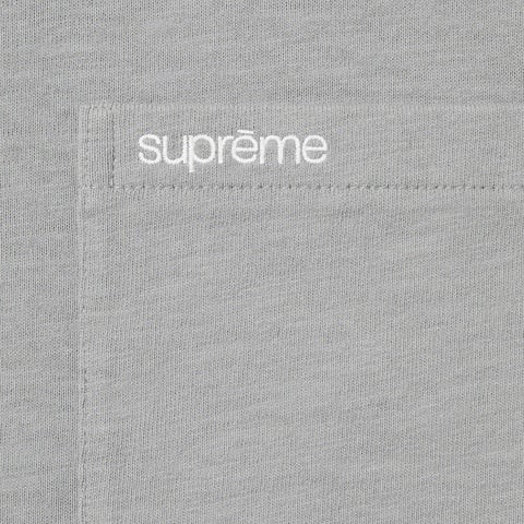Supreme S/S Pocket Tee - Grey