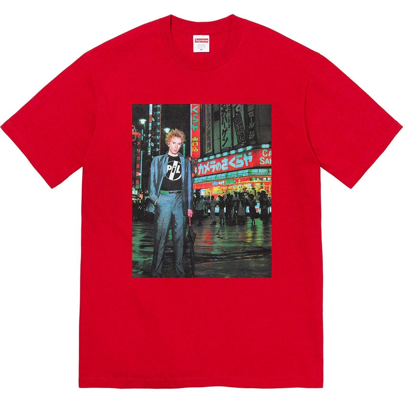 Supreme PiL Live In Tokyo Tee (FW22) - Red - $48