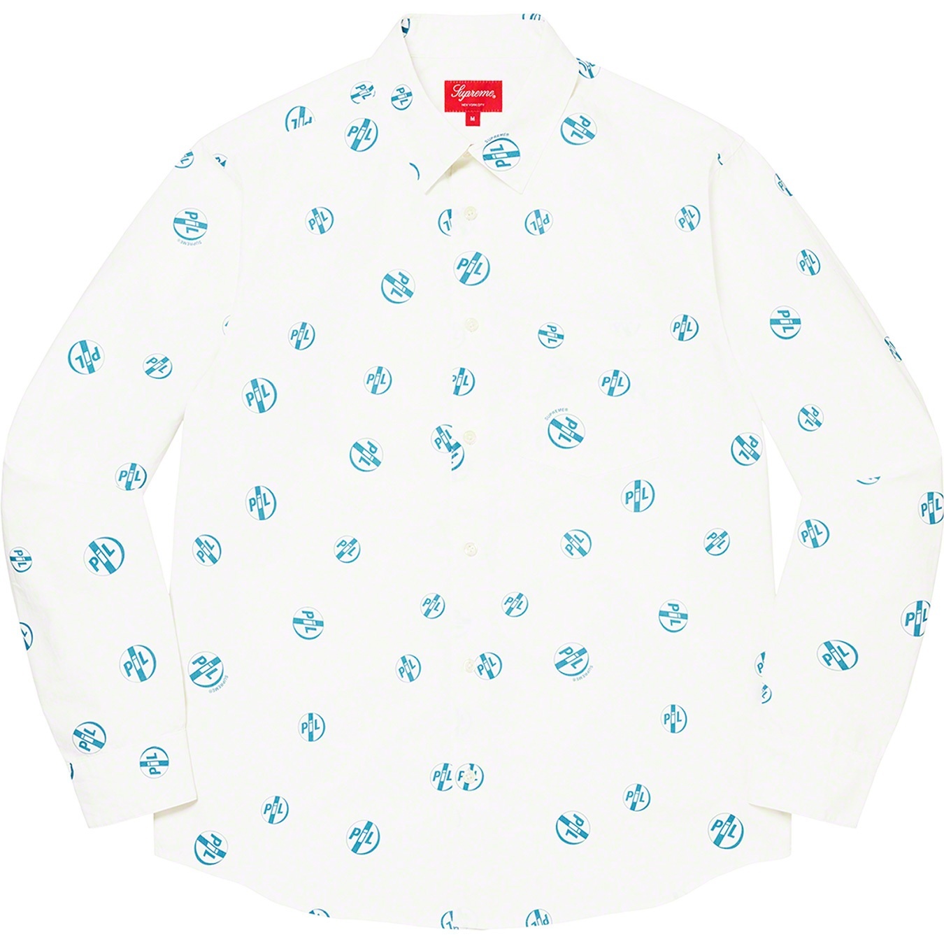 Supreme PiL Shirt (FW22) - White - $148
