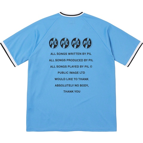 Supreme PiL Baseball Top - Light Blue