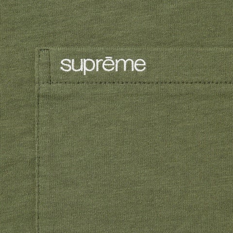 Supreme S/S Pocket Tee - Olive