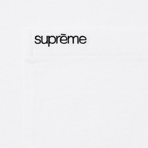 Supreme S/S Pocket Tee - White