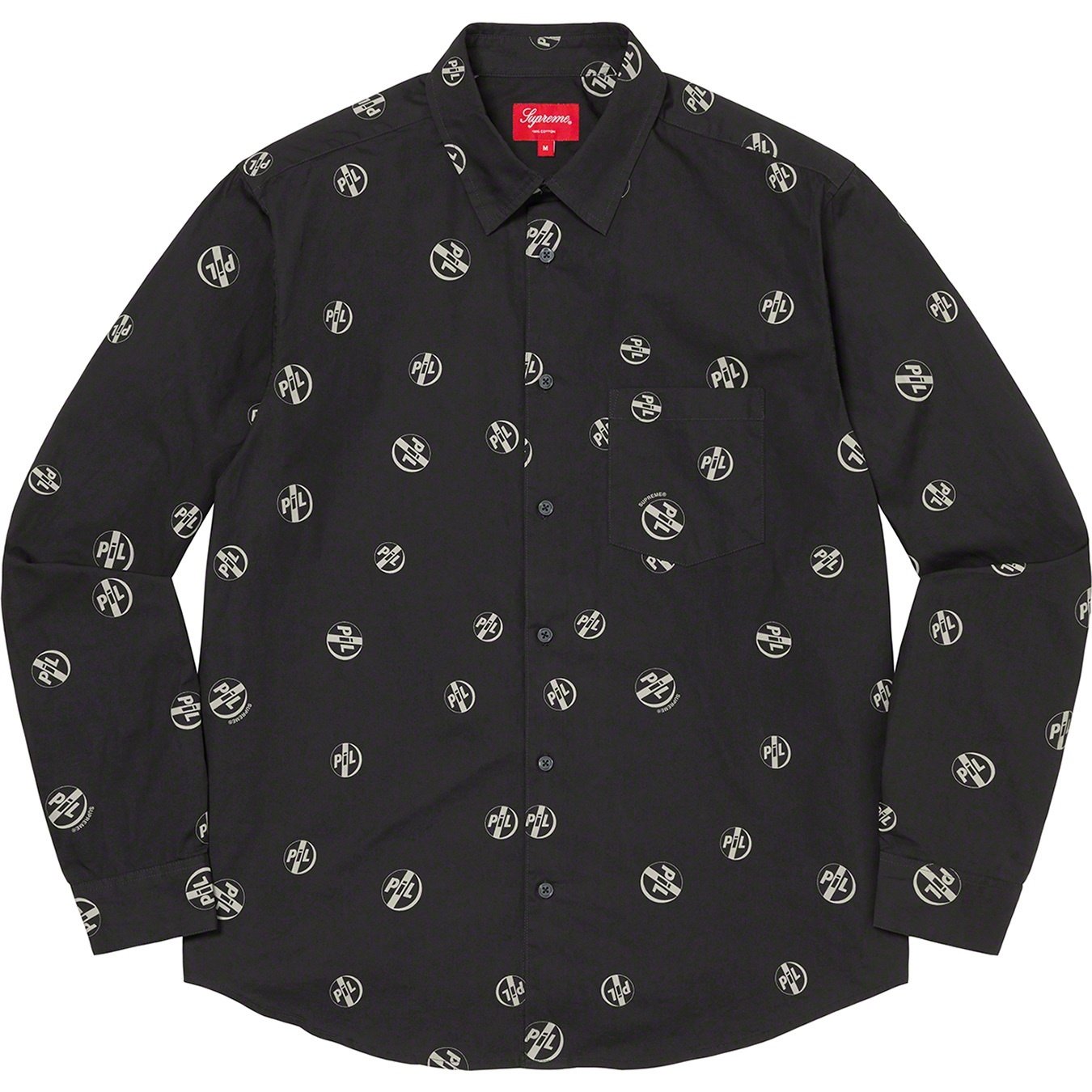 Supreme PiL Shirt (FW22) - Black - $148