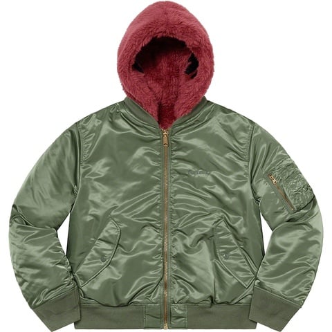 Faux Fur Reversible MA-1 - fall/winter 2022 - Supreme