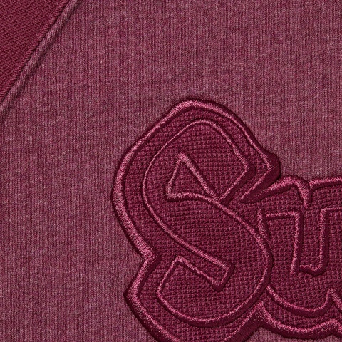 Supreme Gonz Appliqué Zip Up Hooded Sweatshirt - Burgundy