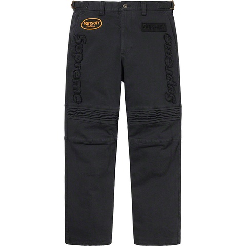 Supreme Supreme®/Vanson Leathers® Cordura® Denim Racing Pant - Black