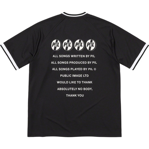 Supreme PiL Baseball Top - Black