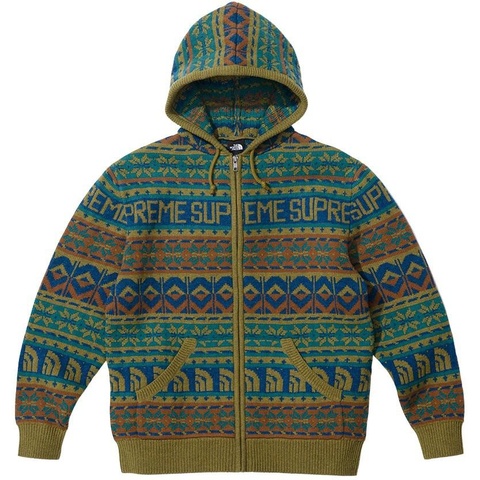 Supreme®/The North Face® Zip Up Hooded Sweater - Supreme