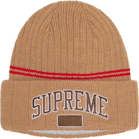 Supreme Fleece Lined Beanie - Brown