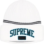 Supreme Fleece Lined Beanie (FW22) - White
