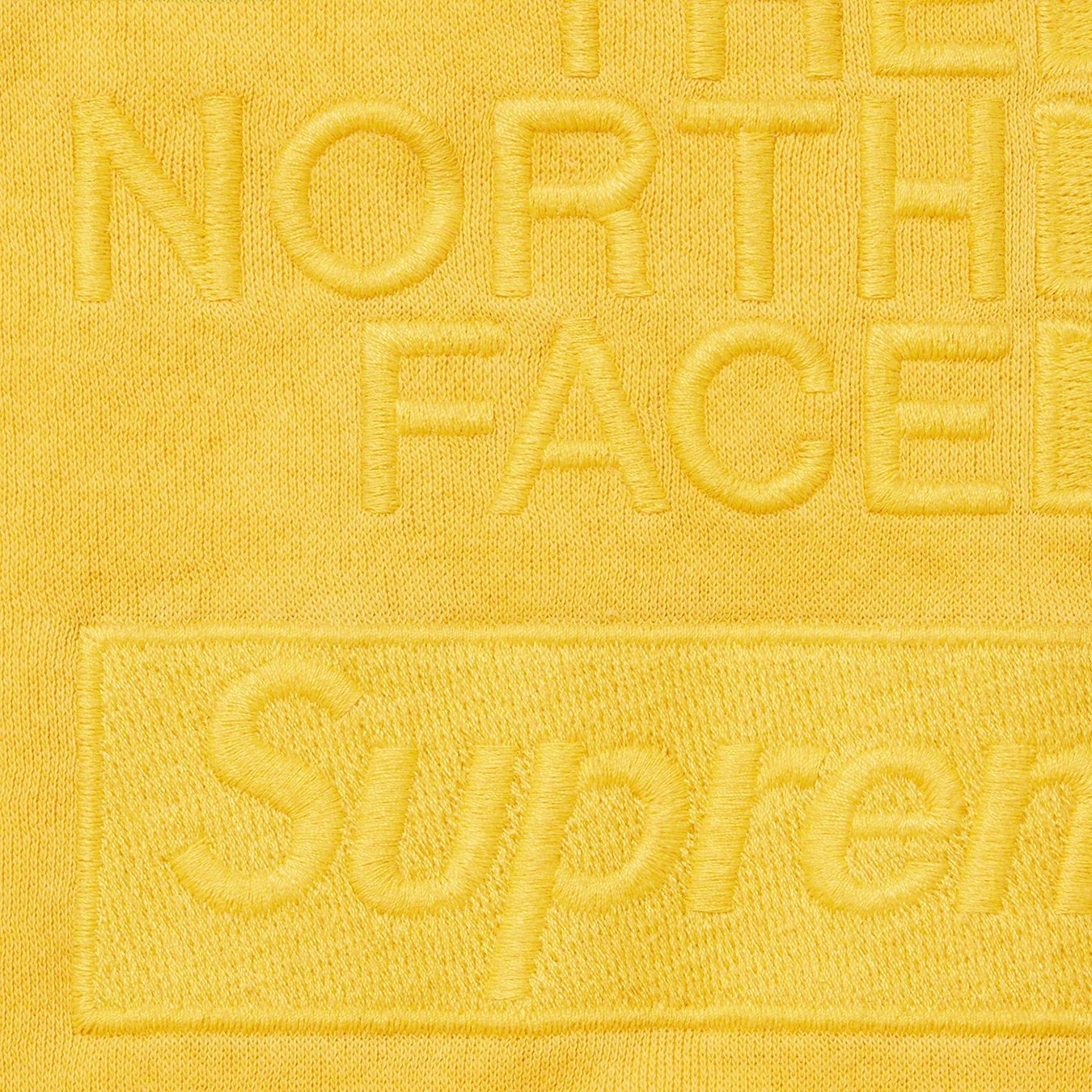 Supreme Supreme The North Face Pigment Printed Hooded Sweatshirt (FW22) - Yellow - $138
