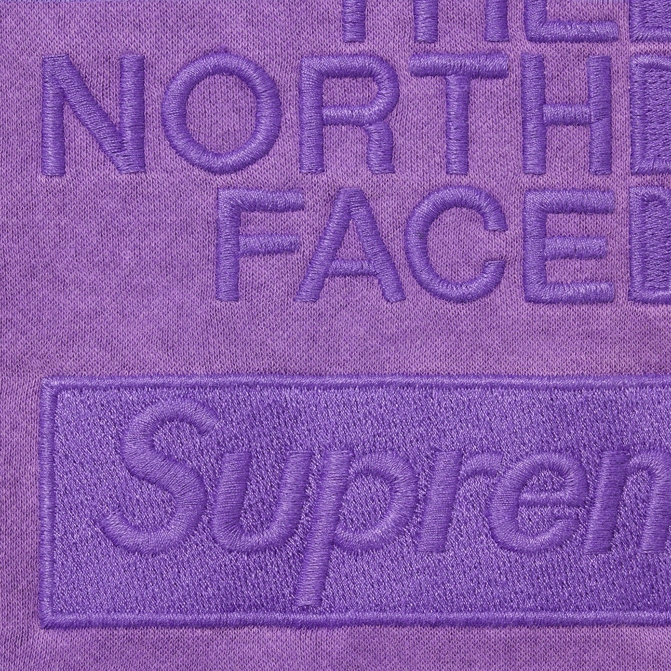 Supreme Supreme The North Face Pigment Printed Hooded Sweatshirt (FW22) - Purple - $138
