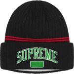 Supreme Fleece Lined Beanie (FW22) - Black